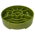 SodaPup - Green Great Outdoors Design EBowl Enrichment Slow Feeder Bowl for Dogs