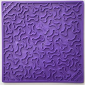 SodaPup Bones Design eMat Enrichment Lick Mat Purple