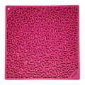 SodaPup Flower Power Design eMat Enrichment Lick Mat Pink Large
